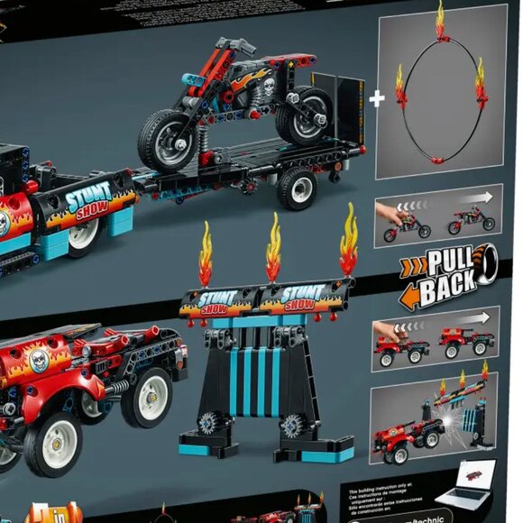 Lego Brand New Technic Stunt Show Truck & Bike 42106 - Picture 5 of 10